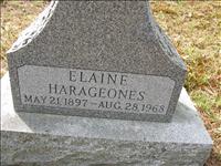 Harageones, Elaine